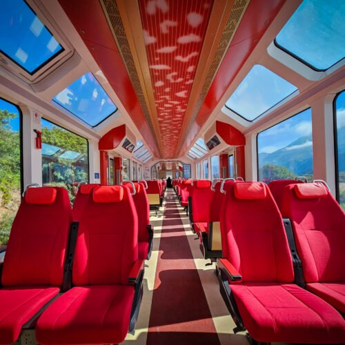 Vagón panorámico del Tren Solar Jujuy