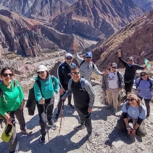 grupo de turistas en iruya